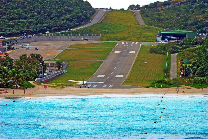 Gustaf III Airport, St. Barthelemy, Caribbean