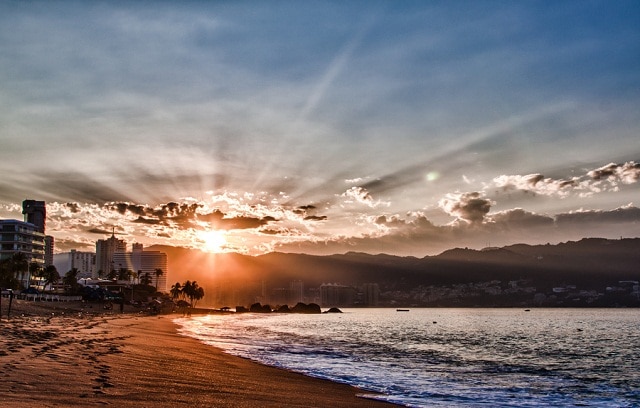 Sunrise at Acapulco Bay