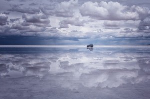 Spectacular Natural View, From Salar De Uyuni In Bolivia