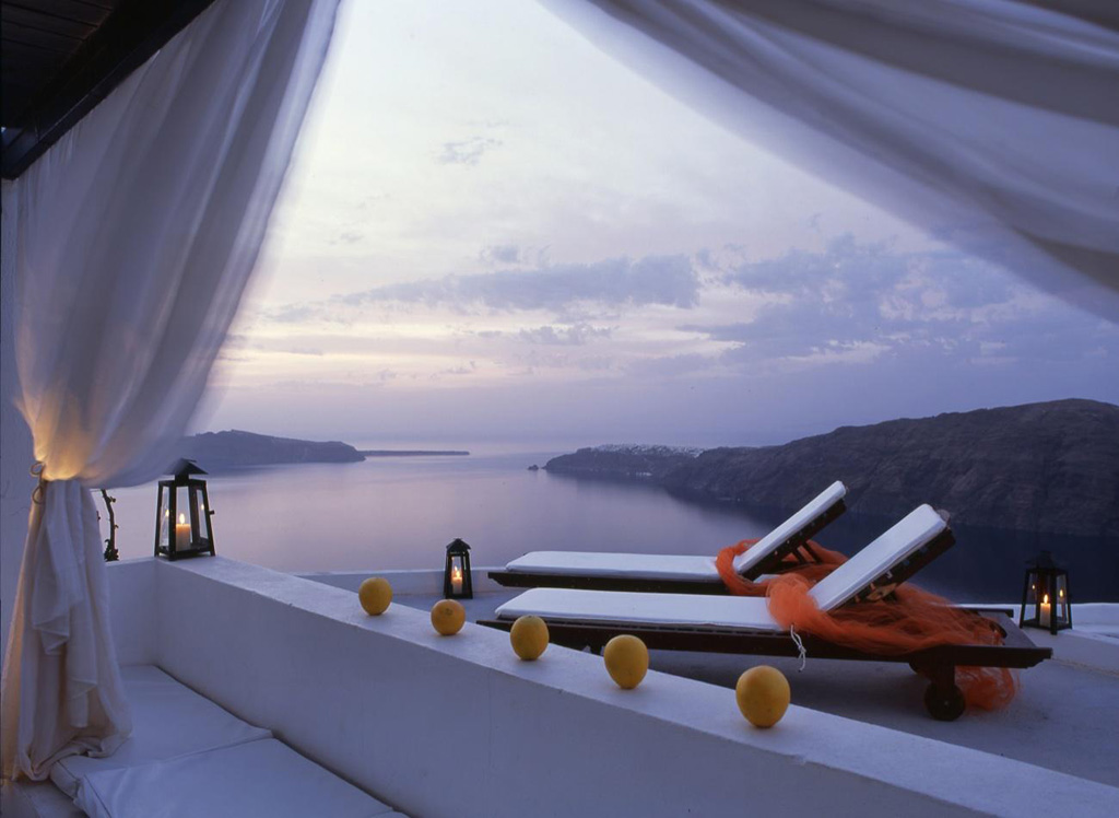 Santorini hotel, Greece