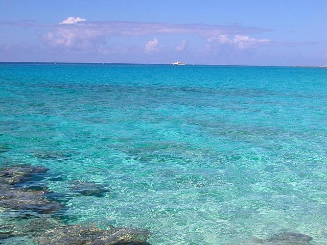 Clear view of the Turks and Caicos