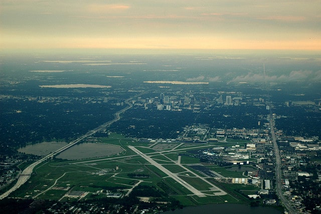 View from the air, Orlando-USA