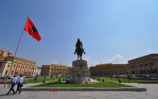Tirana - Skenderbeg Square