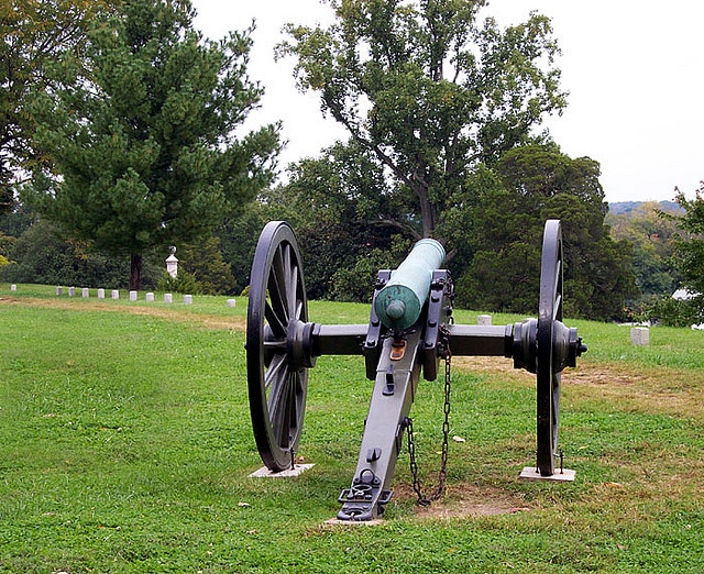The battlefield in Fredericksburg, Va.