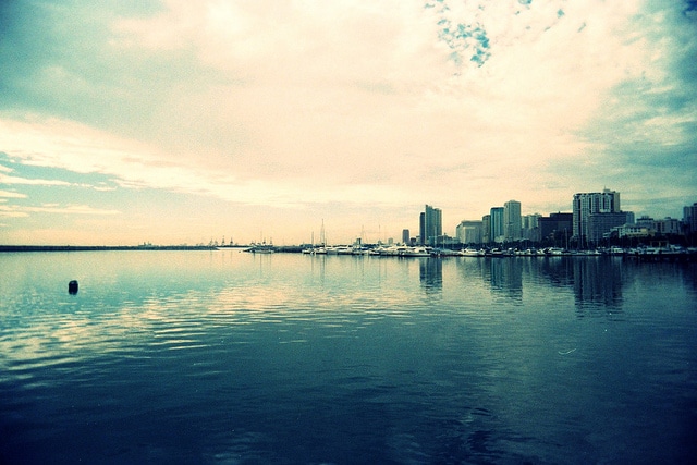 Manila Bay in the morning