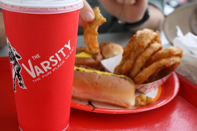 The varsity menu