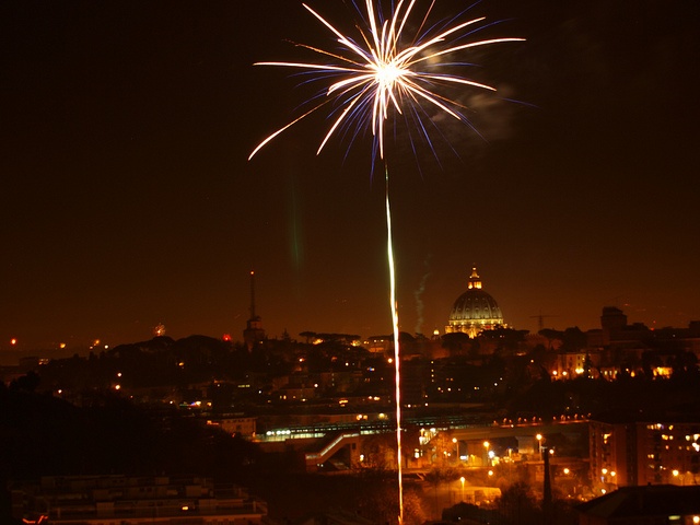 Fireworks in Rome