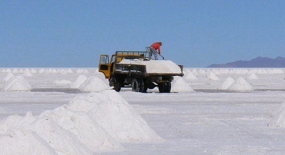 Loading with salt