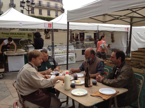 Farmer market in France