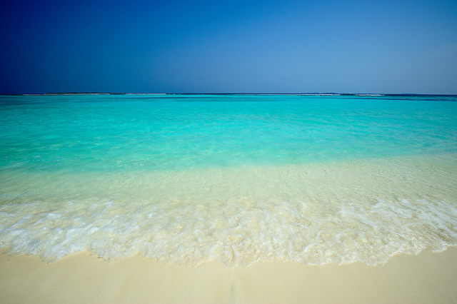 Maldives clear waters