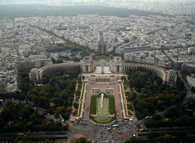 Paris as viewed from the Eiffel Tower