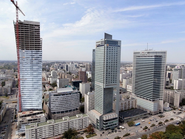 Skyscrapers in new town