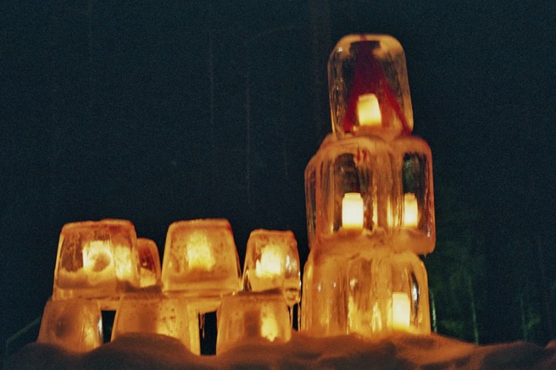 In Sweden in February for the 1000 Ice Lanterns Festival