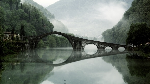 Devil's Bridge in Borgo a Mozzanoa