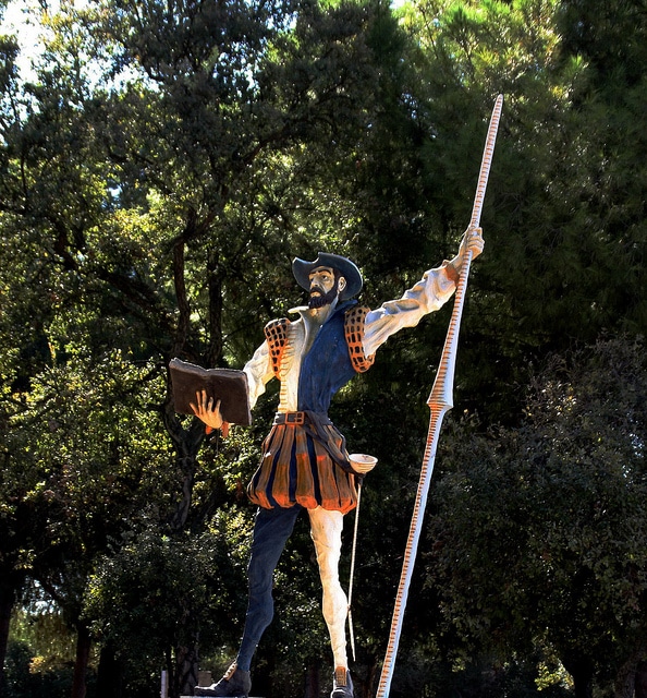 Consuegra La Mancha Statue of Don Quixote