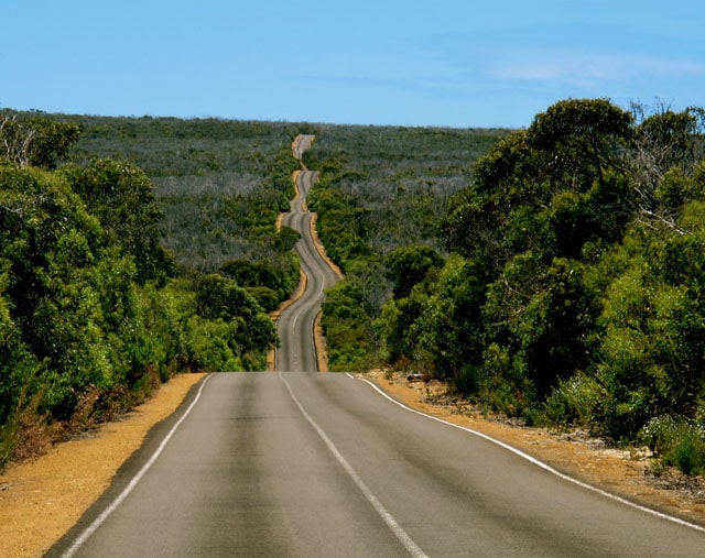 Road in Kangaroo Island, Australia