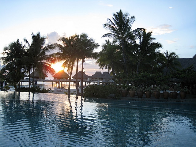 Bora Bora Nui Resort Sunset