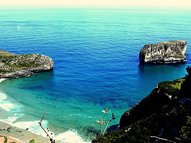 Most beautiful beaches around the world | Playa de Ballota in Spain