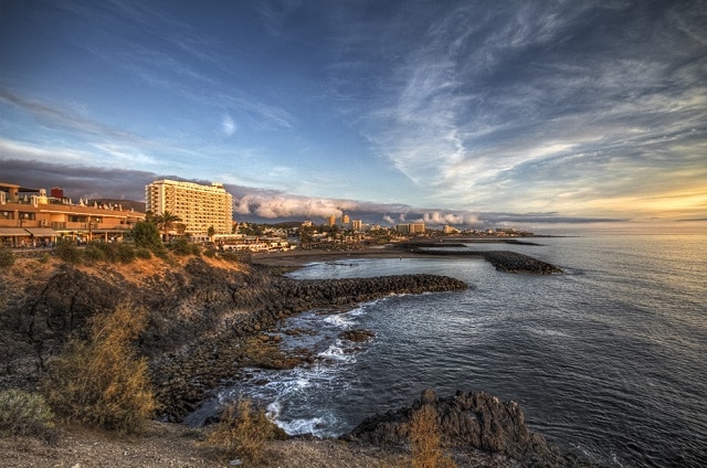 Playa de Las Americas sunset