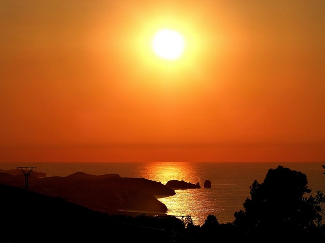 Sunset in Llanes
