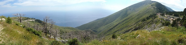 Llogara Pass panorama