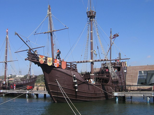 Replica of the caravels of Columbus