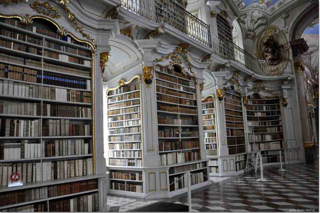 A majestic library