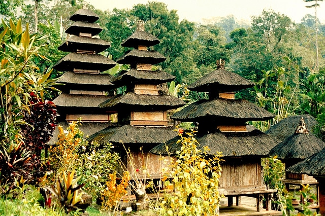 Pura Luhur Batukau, known as the Garden Temple, Tabanan Regency.