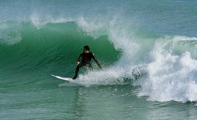 Surfing in Mallorca