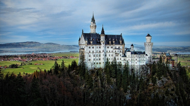 Neuschwanstein Castle in Fussen, Germany