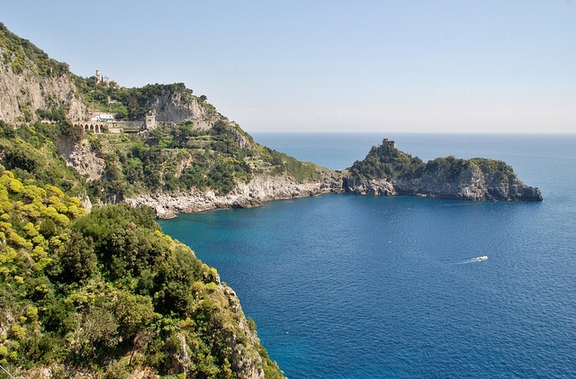 Coastal view at Conca dei Marini