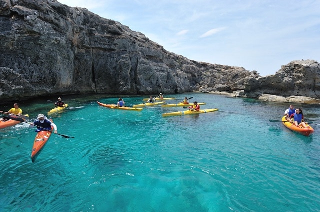 Kayaking at Formentera