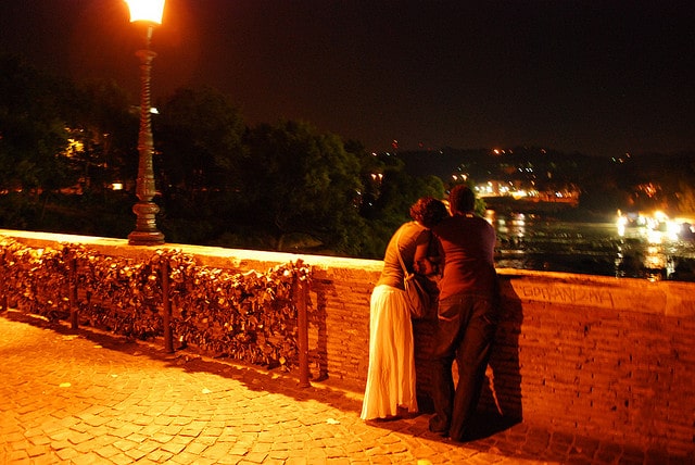 A couple in Mivlian Bridge