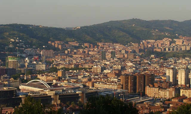 Bilbao seen from the concerts hill