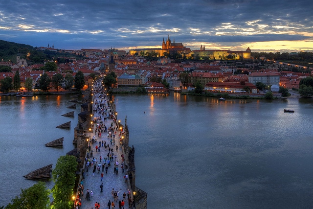 Prague from Charles Bridge Tower