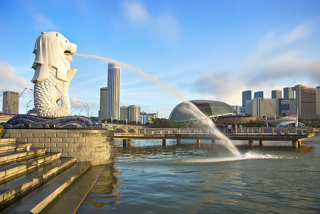 Merlion at the park