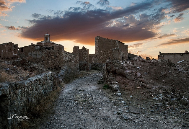 Belchite ruins