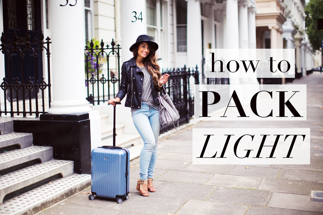 How to pack light tips