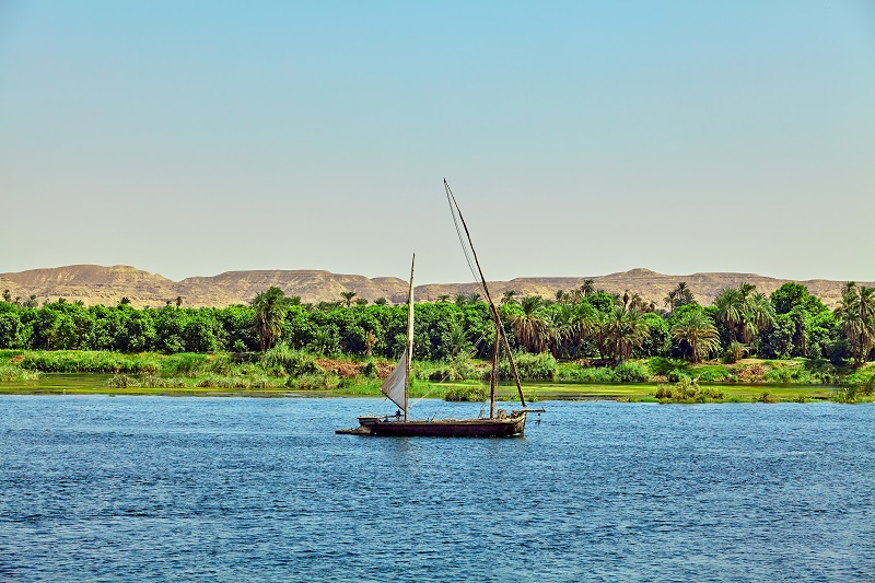 boat on the Nile River