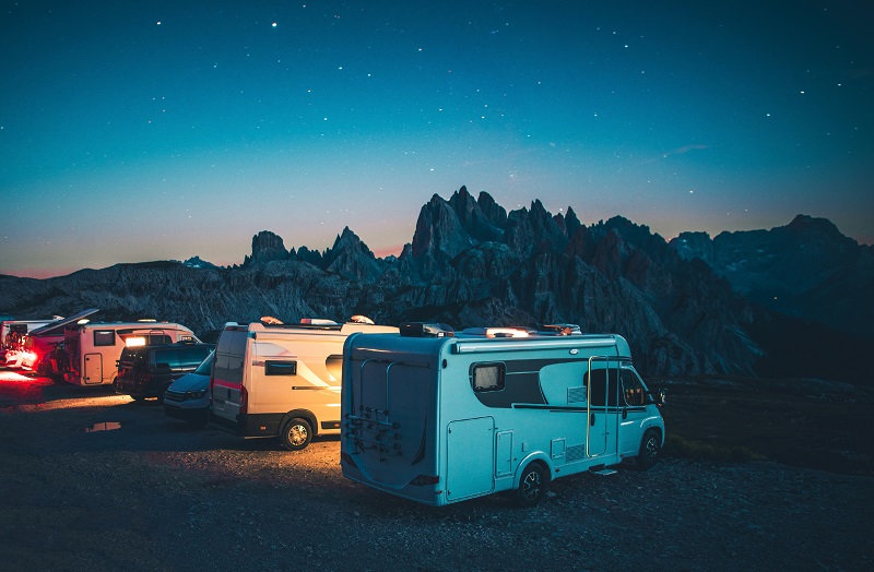 Mountain RV Camping in the Italian Dolomites