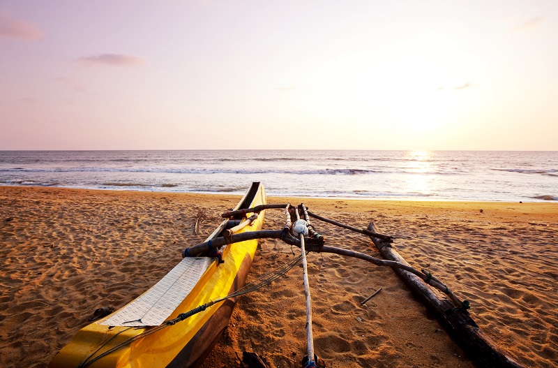 Boat on Sri Lanka