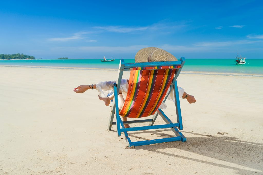 Woman on the beach