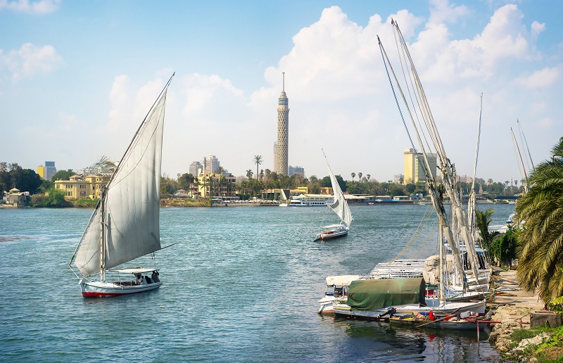 Sailboats in Cairo