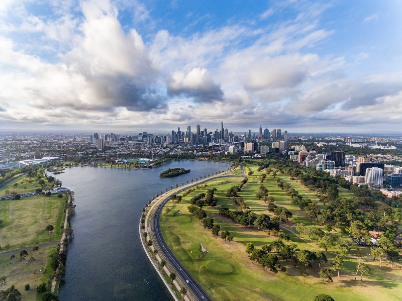 aerial-view-of-melbourne