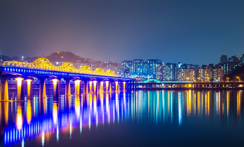 Han river in Seoul