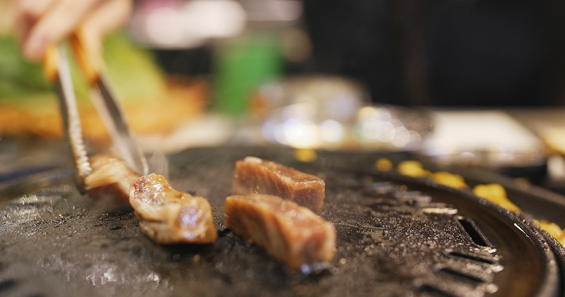Korean BBQ, grill pork