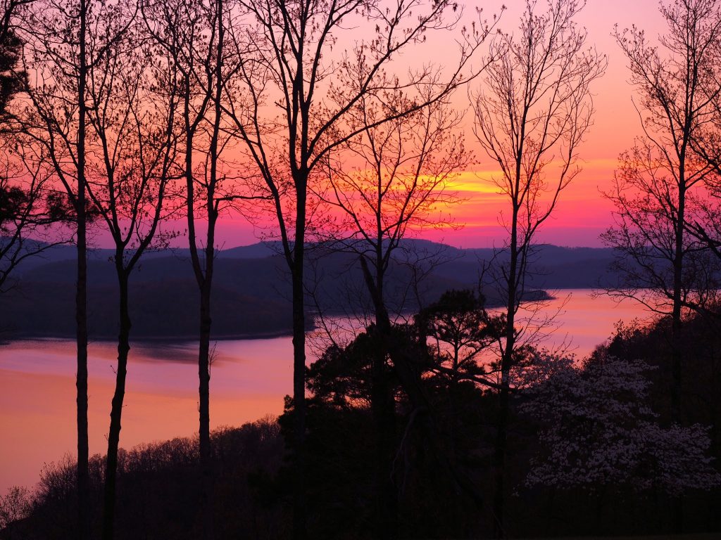 ozarks lake-sunset