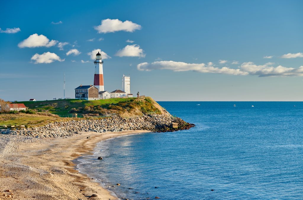 Montauk Lighthouse and beach