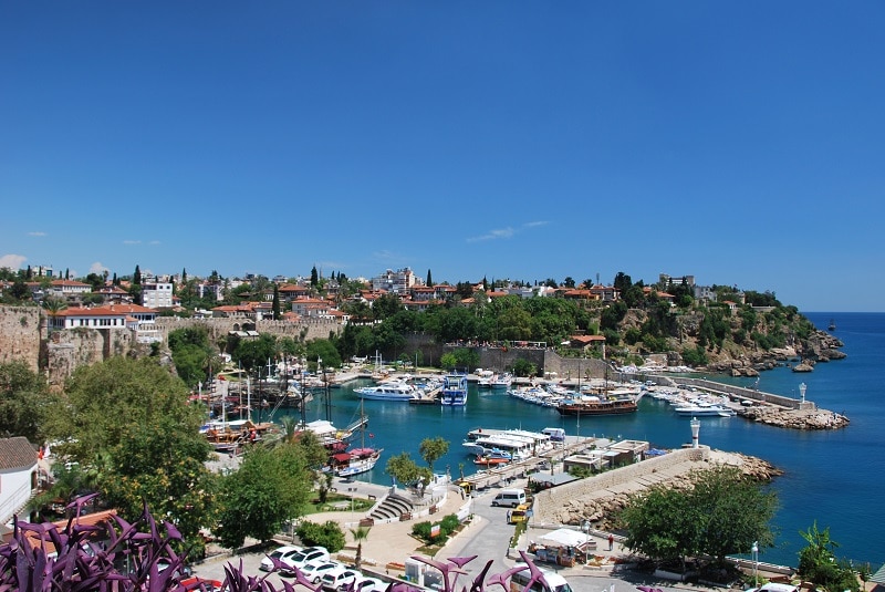 top-view-of-the-sea-port-in-antalya-ancient-turkey