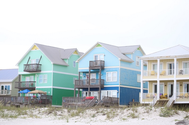 row-of-beach-houses